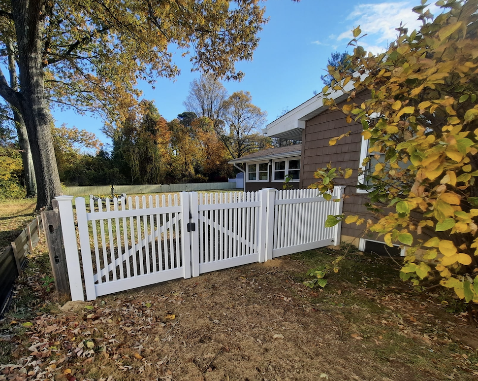 fence building in fall